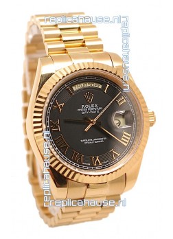 Rolex Day Date II Gold Japanese Replica Watch
