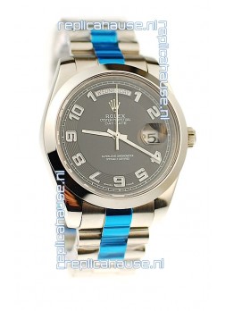 Rolex Day Date II Silver Japanese Replica Watch