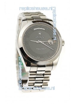 Rolex Day Date II Silver Japanese Replica Watch