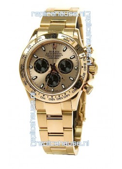 Rolex Daytona Cosmograph Swiss Replica Watch in Gold Plated