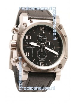 U-Boat Thousand of Feet Japanese Replica Watch in Black Dial