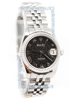 Rolex DateJust Mid-Sized Swiss Replica Watch
