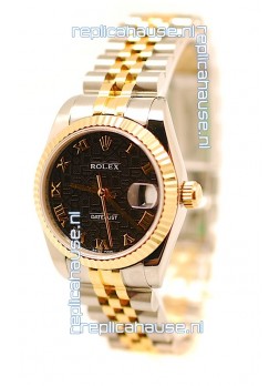 Rolex DateJust Mid-Sized Swiss Replica Two Tone Watch