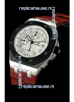 Audemars Piguet Royal Oak Watch in Rubber Bezel - Secs hand 9 O Clock