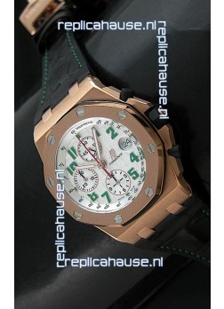 Audemars Piguet Royal Oak Offshore Pride of Mexico Swiss Watch - Secs hands at 12 O'Clock