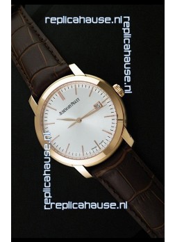 Audemars Piguet Jules Swiss Automatic Watch in Rose Gold Casing