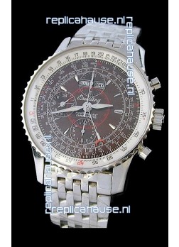 Breitling Navitimer World Swiss Replica Watch in Brown Dial