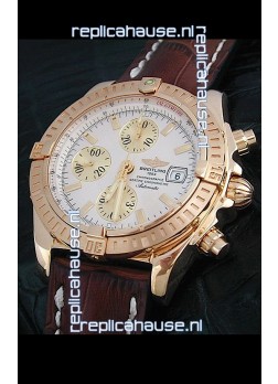 Breitling Windrider Swiss Replica Watch in White Dial