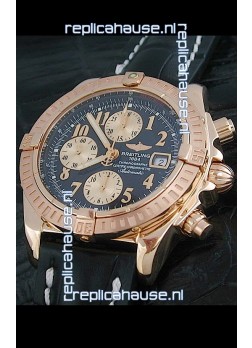 Breitling Windrider Swiss Replica Watch in Black Dial