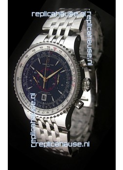 Breitling Montbrillant Legende Swiss Replica Watch in Black Dial