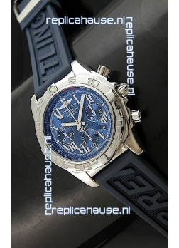 Breitling Chronomat Swiss Replica Watch in Rubber Strap