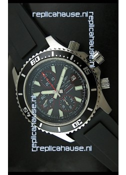 Breiting Superocean Chronograph Swiss Replica Watch in Black Dial - 1:1 Mirror Replica 