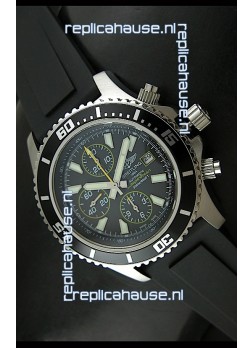 Breiting Superocean Chronograph Swiss Replica Watch in Black Dial - 1:1 Mirror Replica