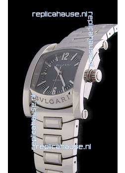 Bvlgari Assioma Japanese Replica Automatic Watch in Black Dial