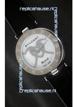 Bvlgari B.zerol Japanese Replica Quartz Watch in White Dial