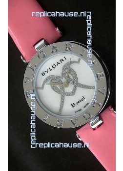 Bvlgari B.zerol Japanese Replica Quartz Watch in White Dial