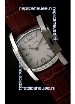 Bvlgari Assioma Japanese Replica Quartz Watch in White Dial