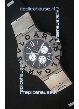 Bvlgari Diagono Titanium Japanese Replica Quartz Watch