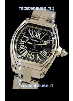 Cartier Roadster Swiss Replica Automatic Watch in Black Dial