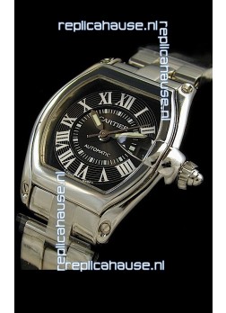 Cartier Roadster Swiss Replica Watch in Black Dial
