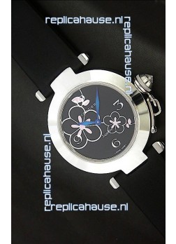 Cartier Pasha de Ladies Replica Watch in Black Dial