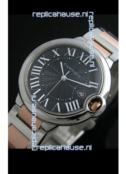 Cartier Ballon Bleu de Japanese Replica Watch Two Tone