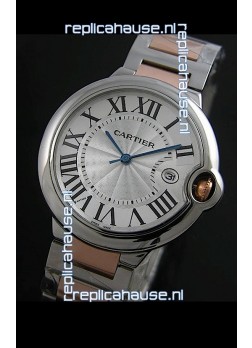 Cartier Ballon Blue de Japanese Replica Watch in White Dial