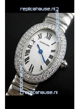 Cartier Ellipse Ladies Replica Watch in White Dial
