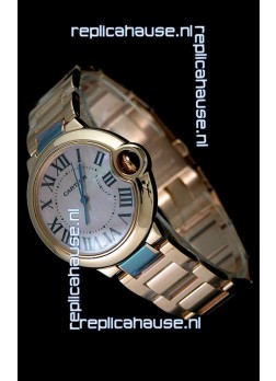 Cartier Balon de Swiss Replica Watch in Pink Dial