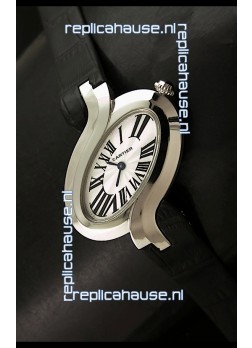 Delices De cartier Japanese Watch in Black Strap