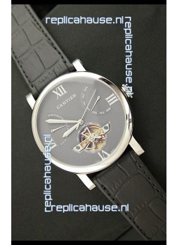 Cartier Calibre de Swiss Tourbillon Grey Watch