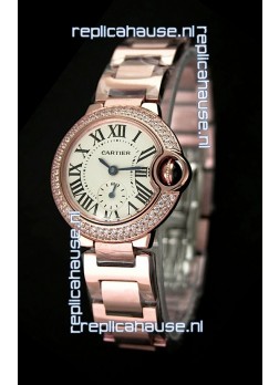 Cartier Swiss Ladies Watch in Rose Gold Casing
