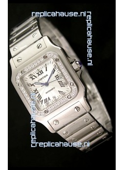 Cartier Santos Swiss Replica Watch - Automatic Movement