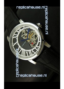 Rotonde De Cartier Cadran Love Japanese Replica Watch - Stainless Steel Case