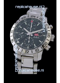 Chopard Mille Miglia GMT Swiss Replica Watch in Black Dial