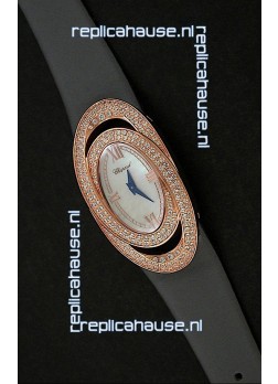 Chopard Xtravagza Swiss Replica Watch in Black Strap