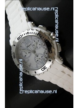 Chopard Happy Sport Swiss Replica Watch in White Dial