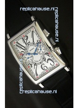 Franck Muller Long Island Japanese Replica Watch in White Dial