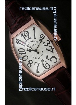 Franck Muller Casa Blanca Japanese Replica Watch in White Dial