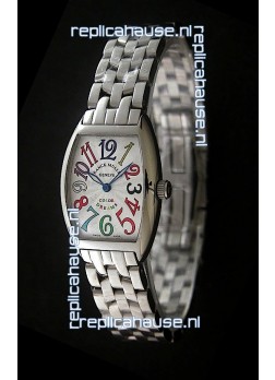 Franck Muller Crazy Color Dreams Japanese Replica Watch in White Dial