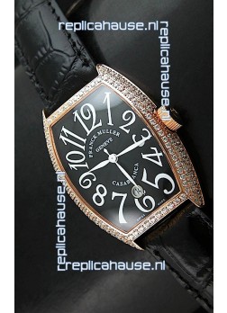 Franck Muller Casa Blanc Japanese Replica Watcha in Black Dial