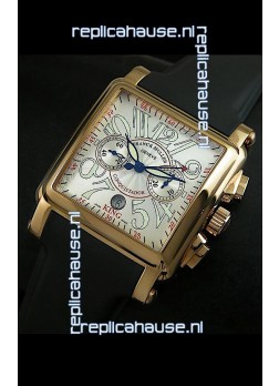 Franck Muller King Conquistador Cortez 10000 Rose Gold Swiss Replica Watch