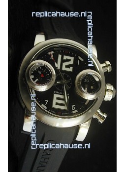 Graham Chronograph Swordfish Swiss Replica Watch in Black Dial