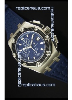 Audemars Piguet Royal Oak Offshore Juan Pablo Montoya Swiss Watch 3120 Movement Blue Dial - 1:1 Mirror