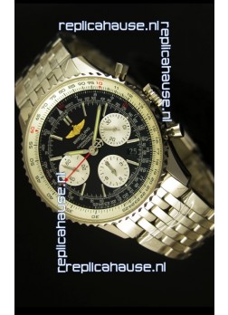 Breitling Navitimer 01 Swiss 1:1 Mirror Updated 2017 Replica Watch in Black Dial