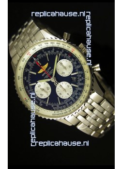 Breitling Navitimer 01 Swiss 1:1 Mirror Updated 2017 Replica Watch in Blue Dial