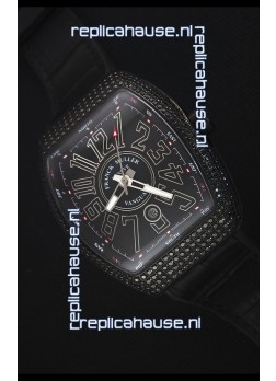Franck Muller Vanguard Swiss Replica Watch in PVD Coated Case