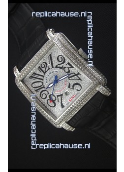 Franck Muller Conquistador King Automatic Swiss Replica Watch in Stainless Steel