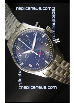 IWC IW387802 Pilot Chronograph 1:1 Mirror Replica with Steel Bracelet