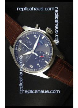 IWC IW387802 Pilot Chronograph 1:1 Mirror Replica with Leather Strap